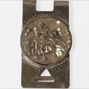 Sterling Silver Taxco Money Clip Bullfighter